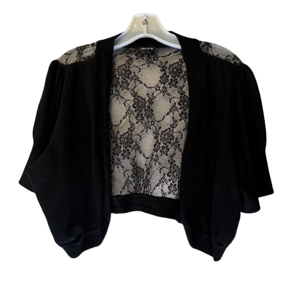 Torrid Black Lace Jacket Cover-Up size woman’s plus size 5X